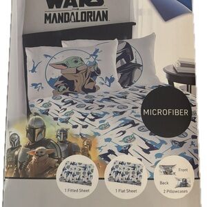 Star Wars Blue Microfiber Sheets Set